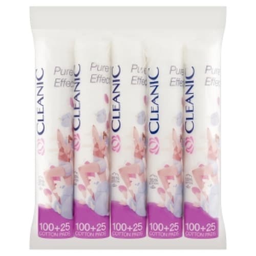 Cleanic Płatki Kosmetyczne 125 sztuk x 5