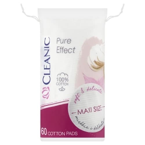 Cleanic Płatki Kosmetyczne Pure 60 sztuk