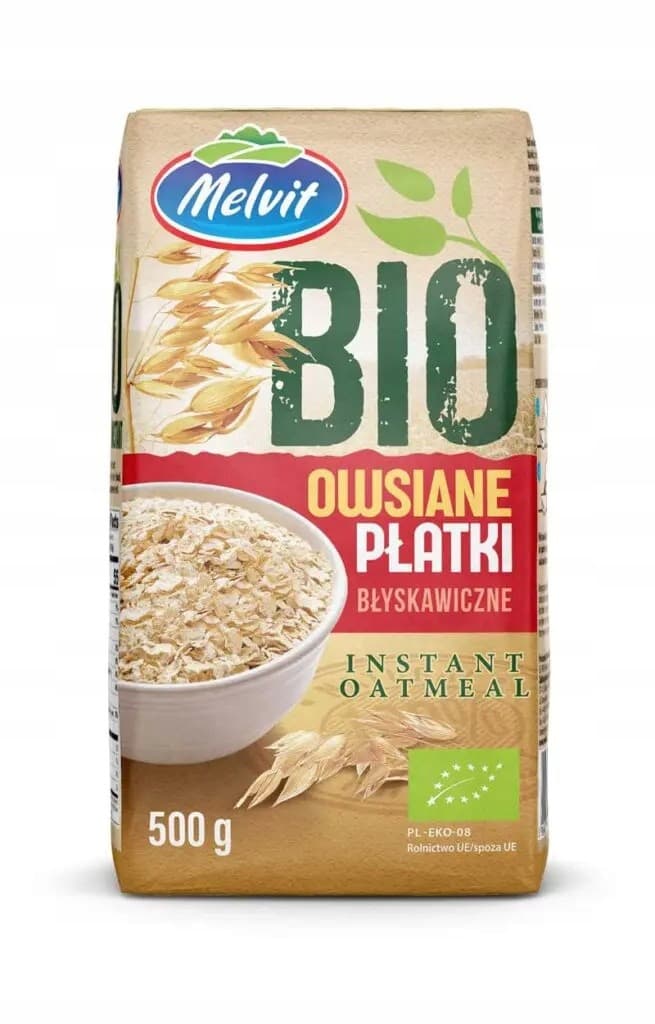 BIO Melvit Płatki owsiane błyskawiczne 500g