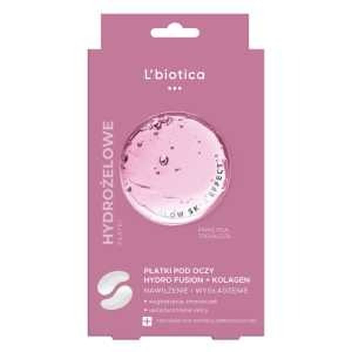 Płatki pod oczy L'BIOTICA Hydro Fusion z kolagenem