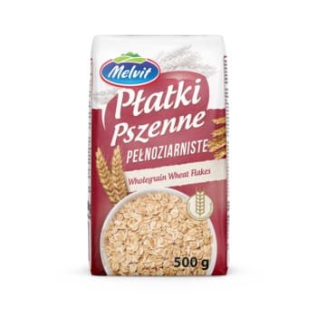 Płatki pszenne pełnoziarniste 500 g