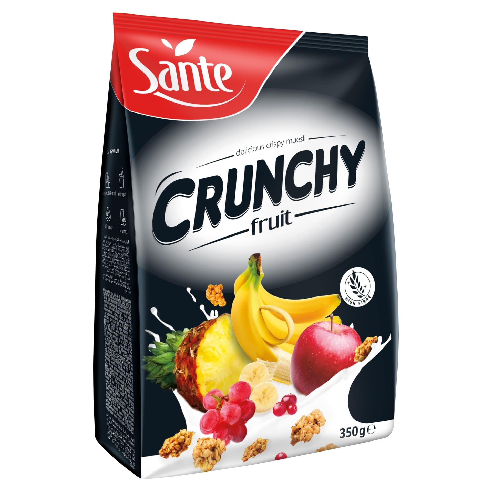 Crunchy owocowe 350g Sante