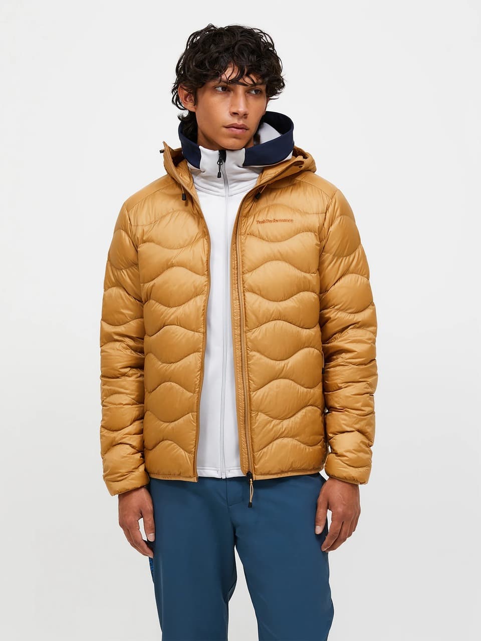 Peak Performance Helium Down Hood Jacket - kurtka puchowa, sierra sand, rozmiar M