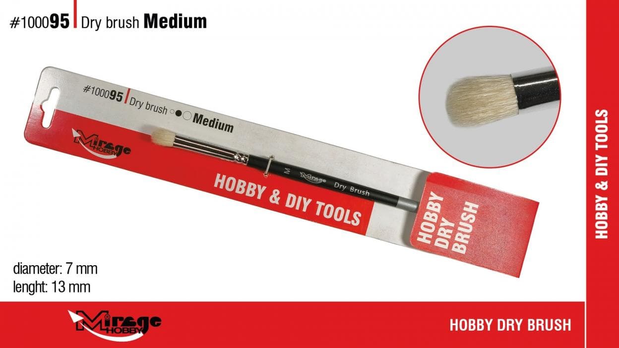 Pędzel dry brush - medium