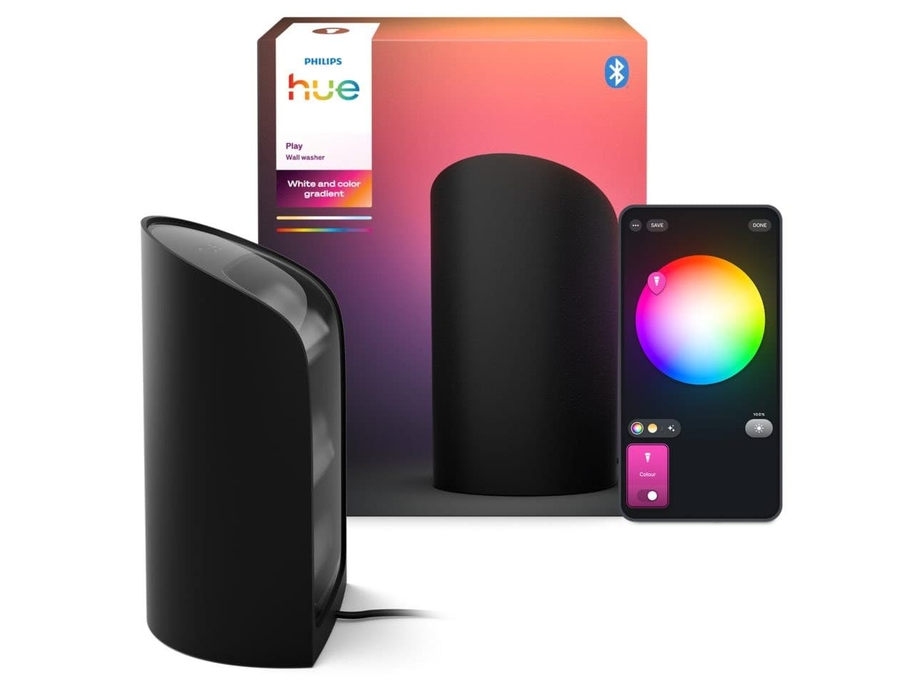 Philips Hue Play Wall Washer czarny 1 szt. oświetlenie LED RGB