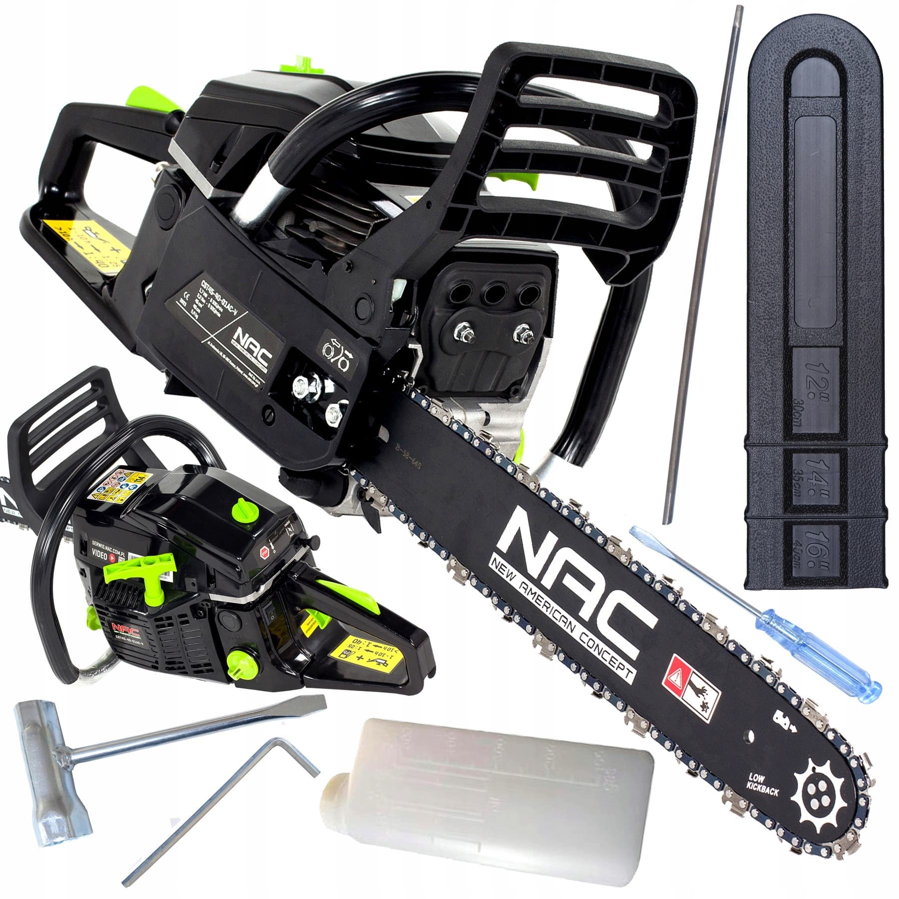 Piła łańcuchowa spalinowa NAC 45cc 40cm ECONOMIC