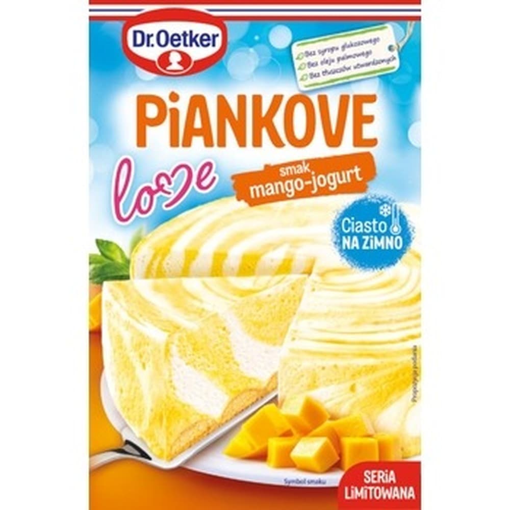 Pianki o smaku mango-jogurt Dr.Oetker Love Man-Jog 160 g