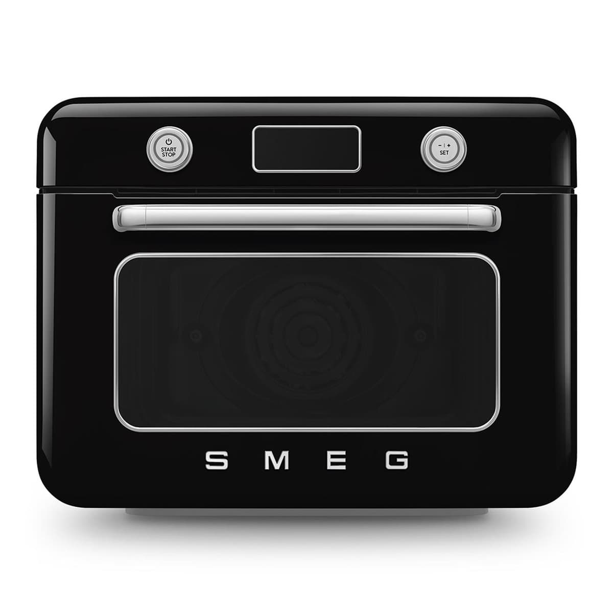 Piec parowy SMEG COF01BLEU mały czarny 30 l