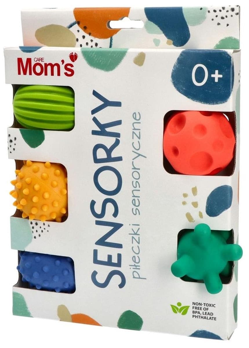 Piłeczki sensoryczne pastelowe do masażu 5 szt.