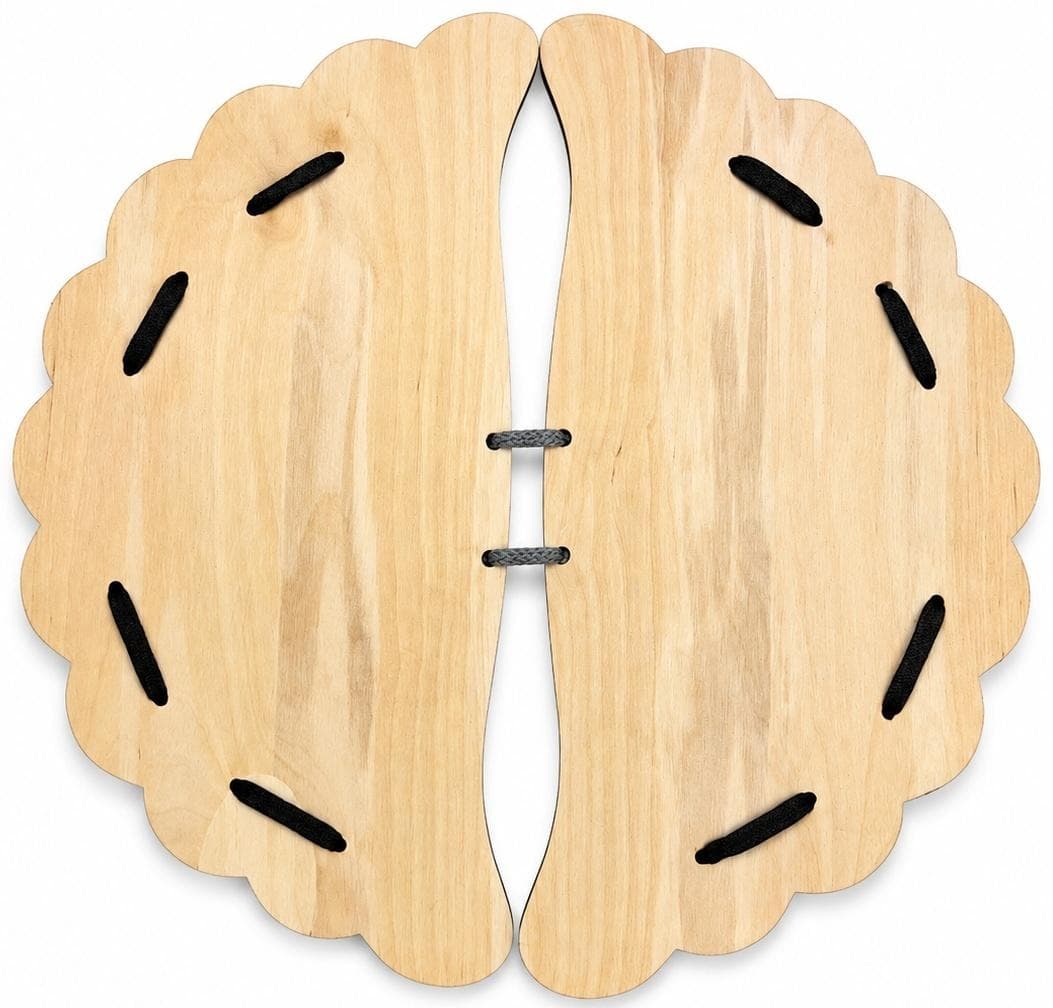Tablica manipulacyjna Pierogi do nauki zapinania i wiązania 250x270 mm