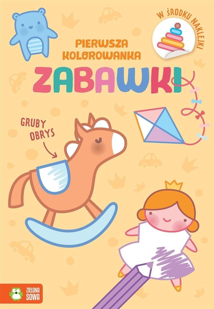 Pierwsza kolorowanka z grubym obrysem - Zabawki Agnieszka Matz, Elżbieta Kownacka