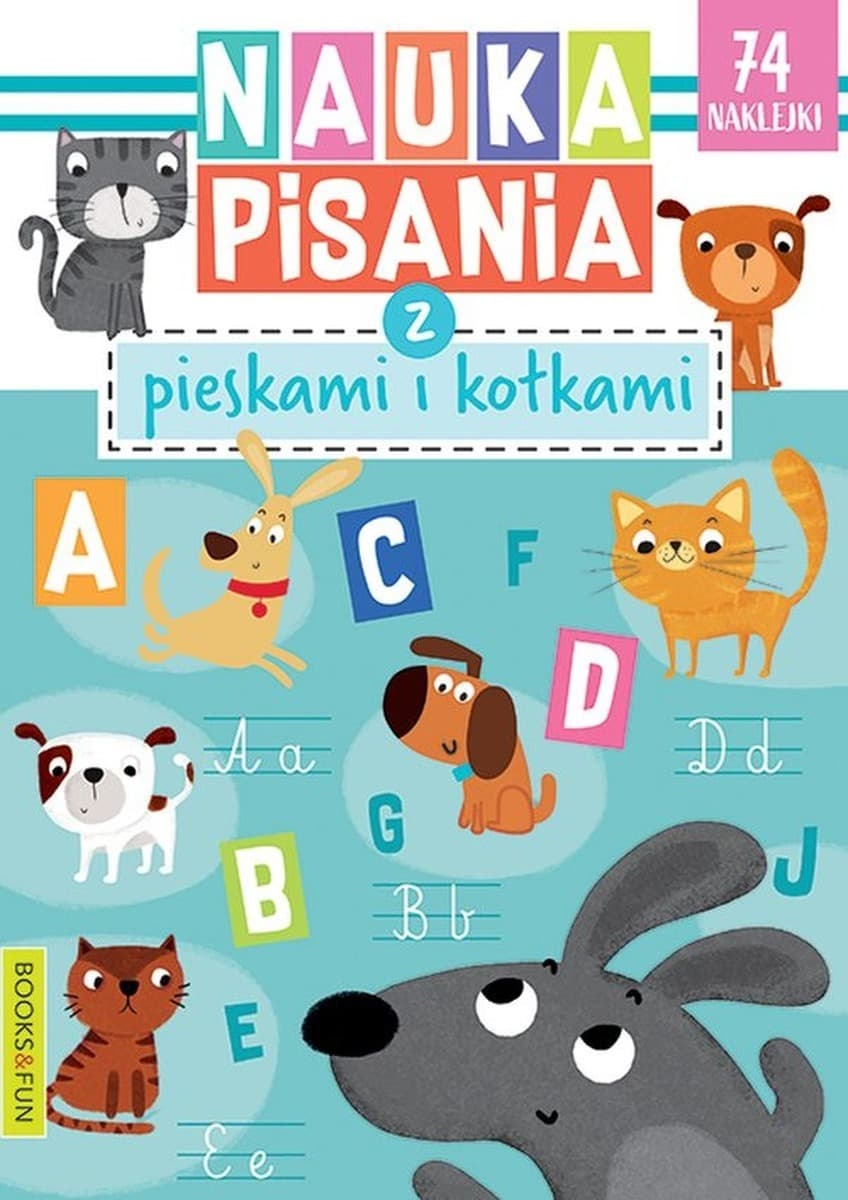 Pieski i Kotki. Kolorowanka dla dzieci