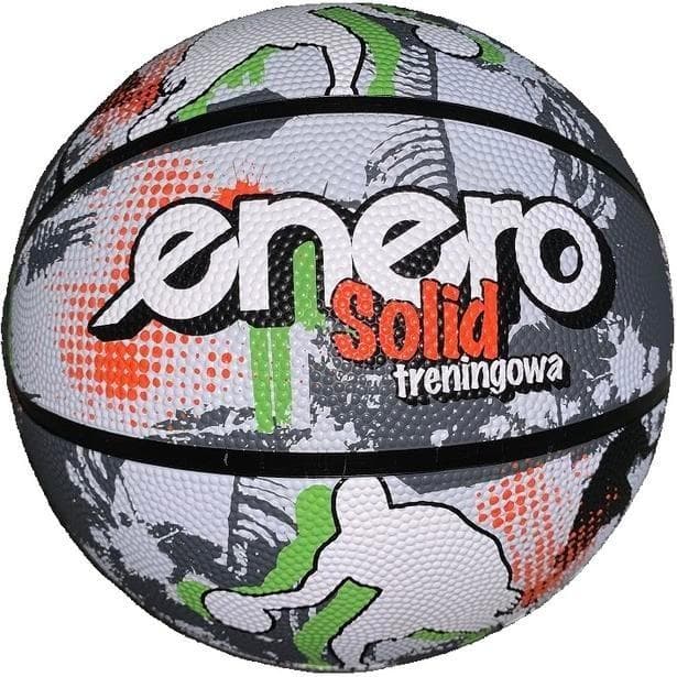 Piłka do koszykówki Solid Enero rozmiar 7 zielono-biała