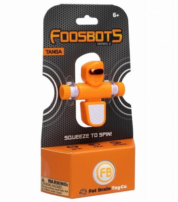 Piłkarzyki Foosbots - pojedynczy piłkarzyk w kolorze pomarańczowym