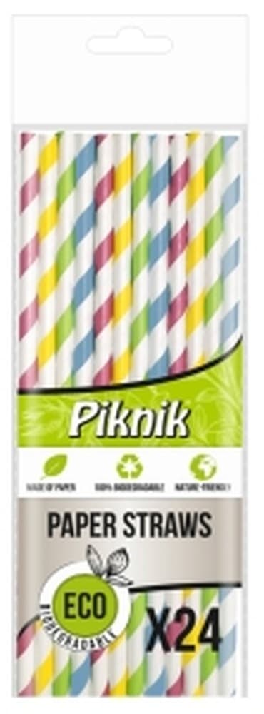 Słomki do Napojów Piknik Eco A24 sztuk