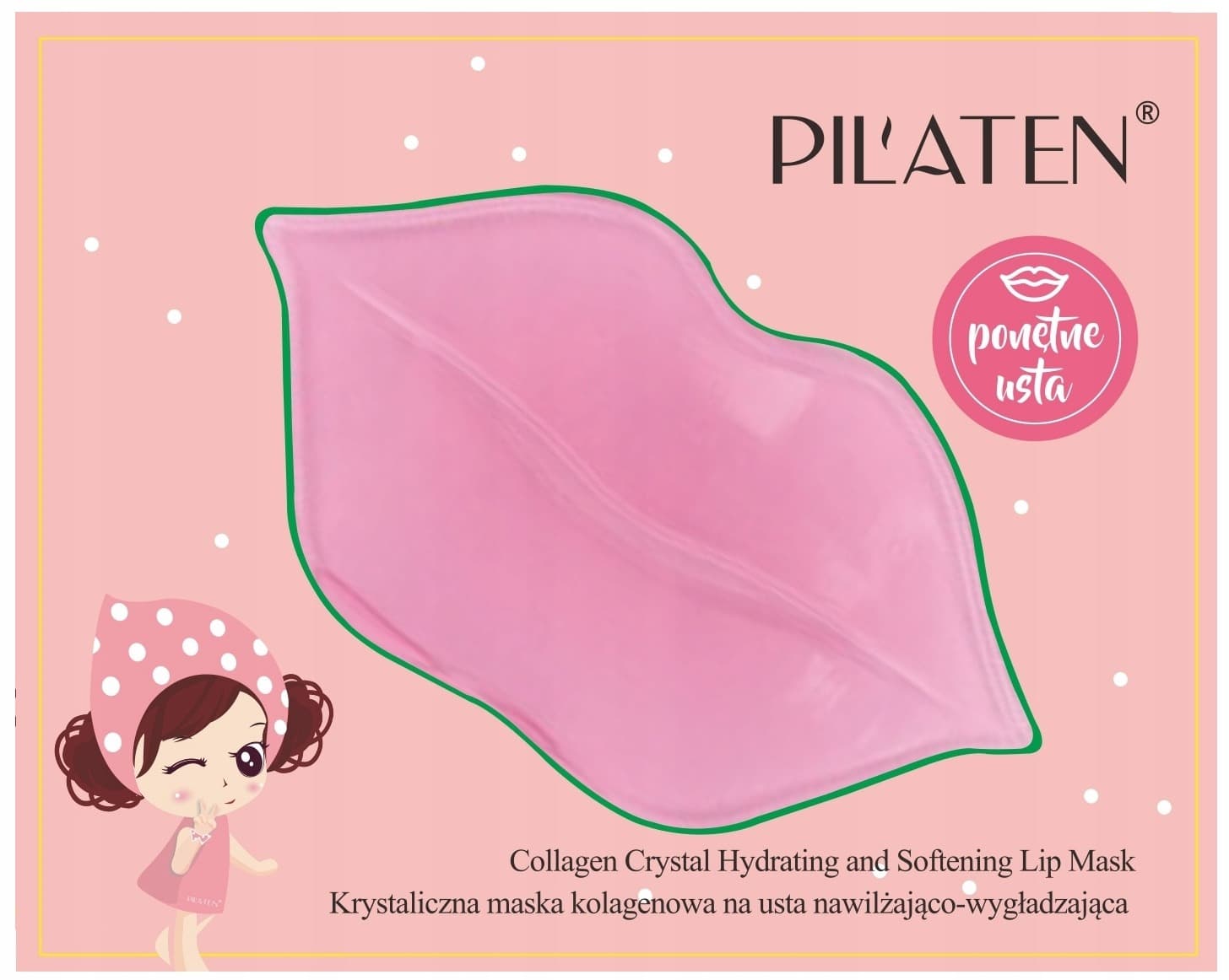Maska na usta Pilaten kolagenowa 7 g