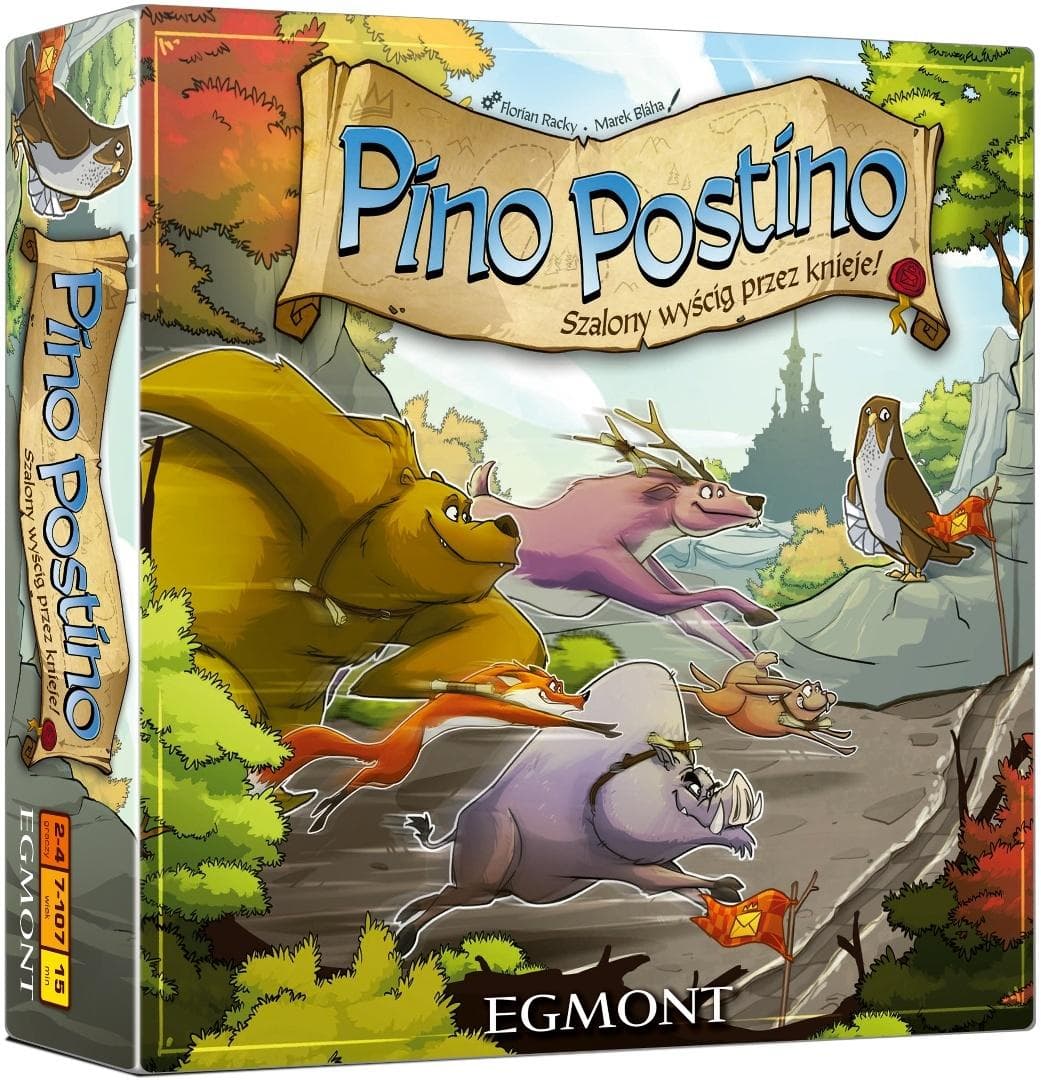 Gra zręcznościowa Pino Postino przez knieje
