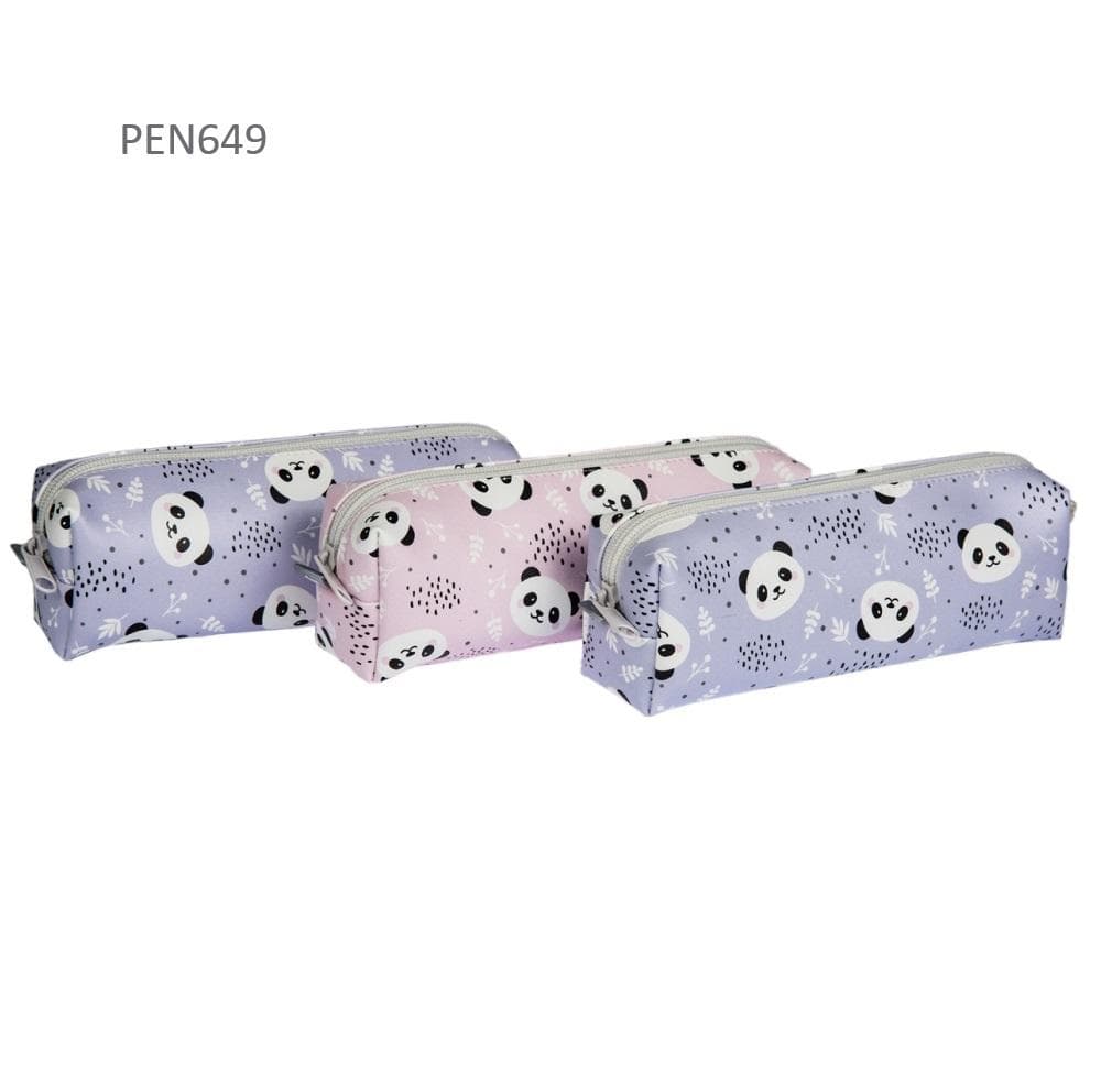 Piórnik jednokomorowy z motywem pandy
