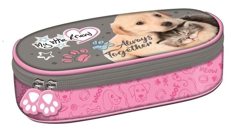 Piórnik saszetka usztywniana Cat&Dog z klapką