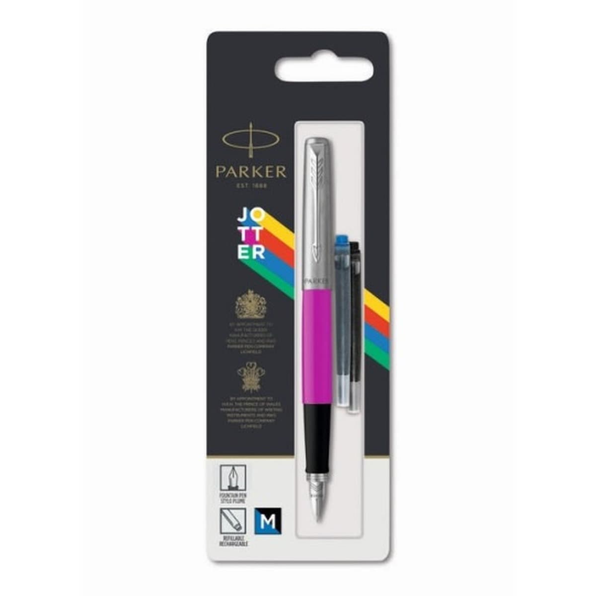 Pióro wieczne Parker Jotter Originals Magenta (M) niebieskie 2096860