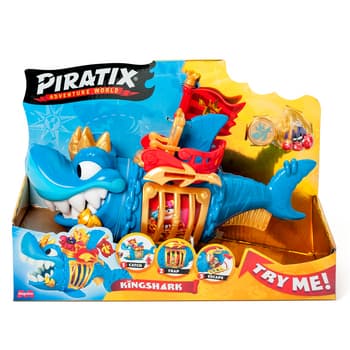 Piratix King Shark Zestaw z figurką pirata i rekinem