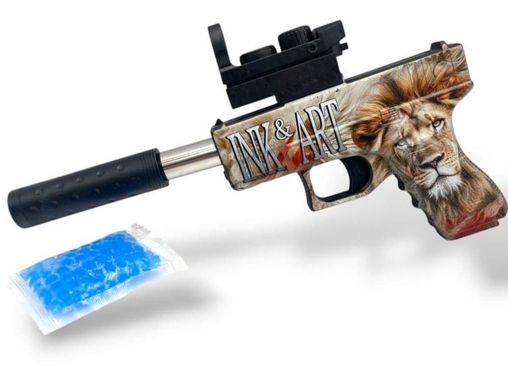 Pistolet na kulki żelowe 6-7mm przeładowywany lufą