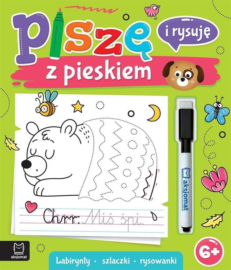 Piszę i Rysuję z Pieskiem. Książka dla dzieci