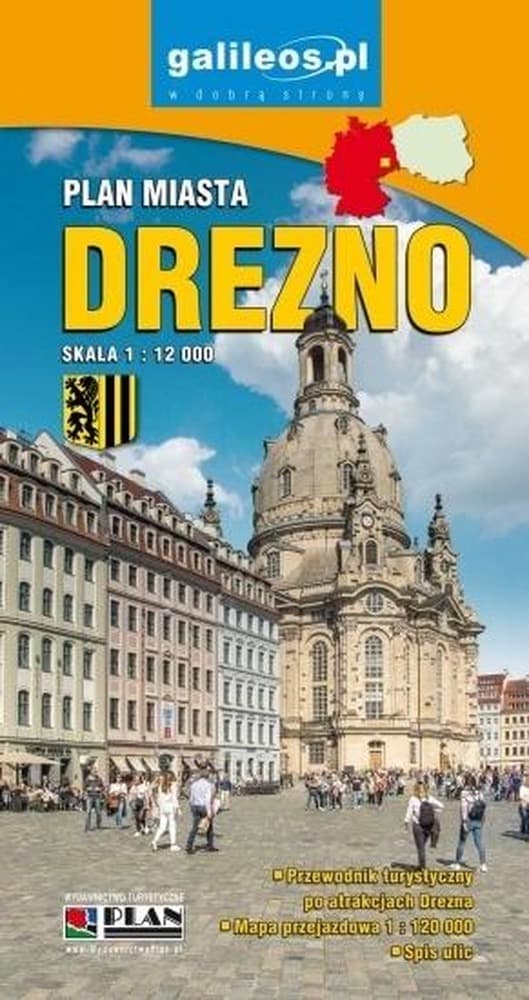 Plan miasta Drezno atrakcje turystyczne