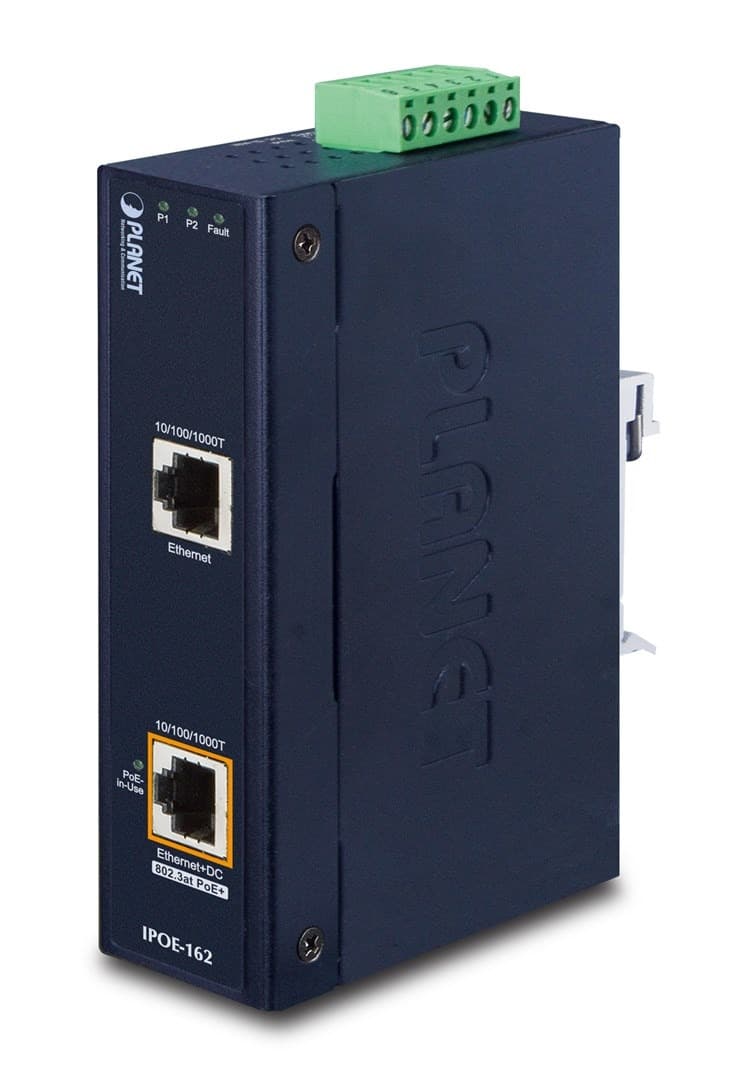 Planet Injector Gigabit PoE Ethernet Czarny IPOE-162