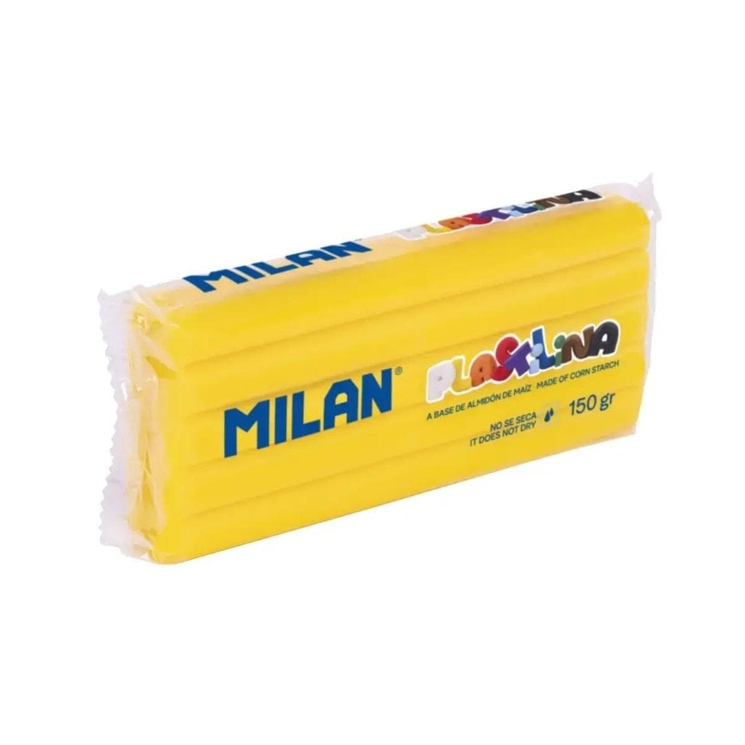 Plastelina 150g żółta, miękka i łatwa do formowania. Idealna do zabawy i nauki.