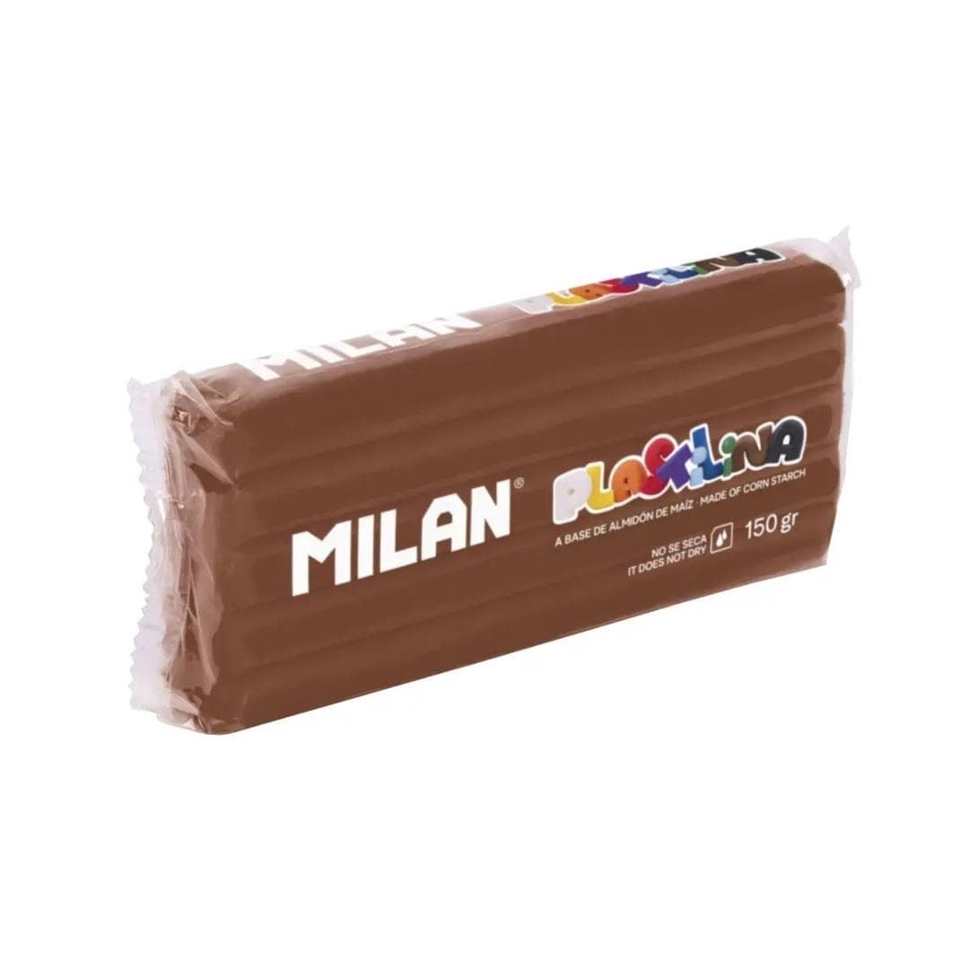 Plastelina brązowa 150g MILAN - miękka, łatwa w formowaniu, bezglutenowa