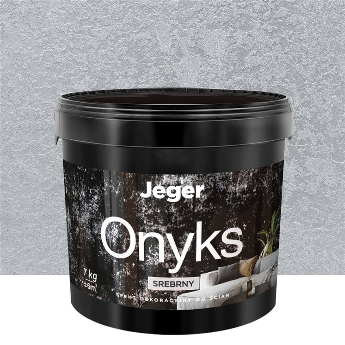 Plaster Jeger Onyks Silver 7 kg