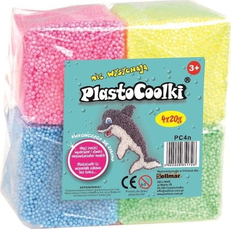 Masa Plastyczna PlastoCoolki 4 sztuki
