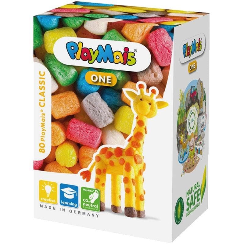 PlayMais Żyrafa: Kreatywne klocki z kukurydzy dla dzieci