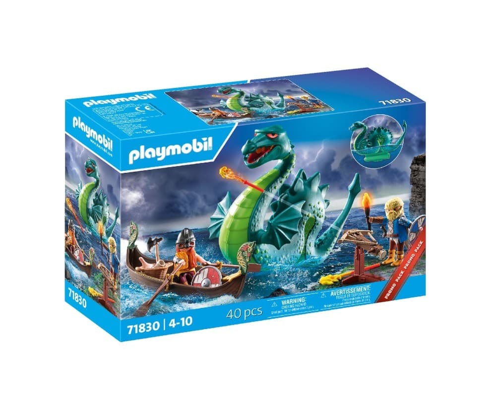 Playmobil 71830 Wiking z morskim potworem