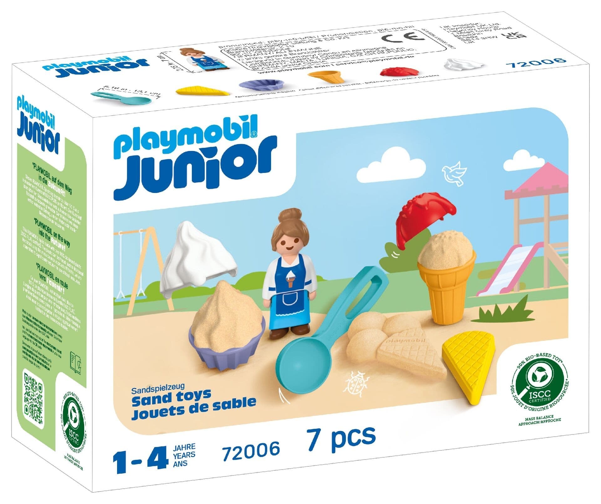 Playmobil JUNIOR: Lodziarnia z piasku 72006