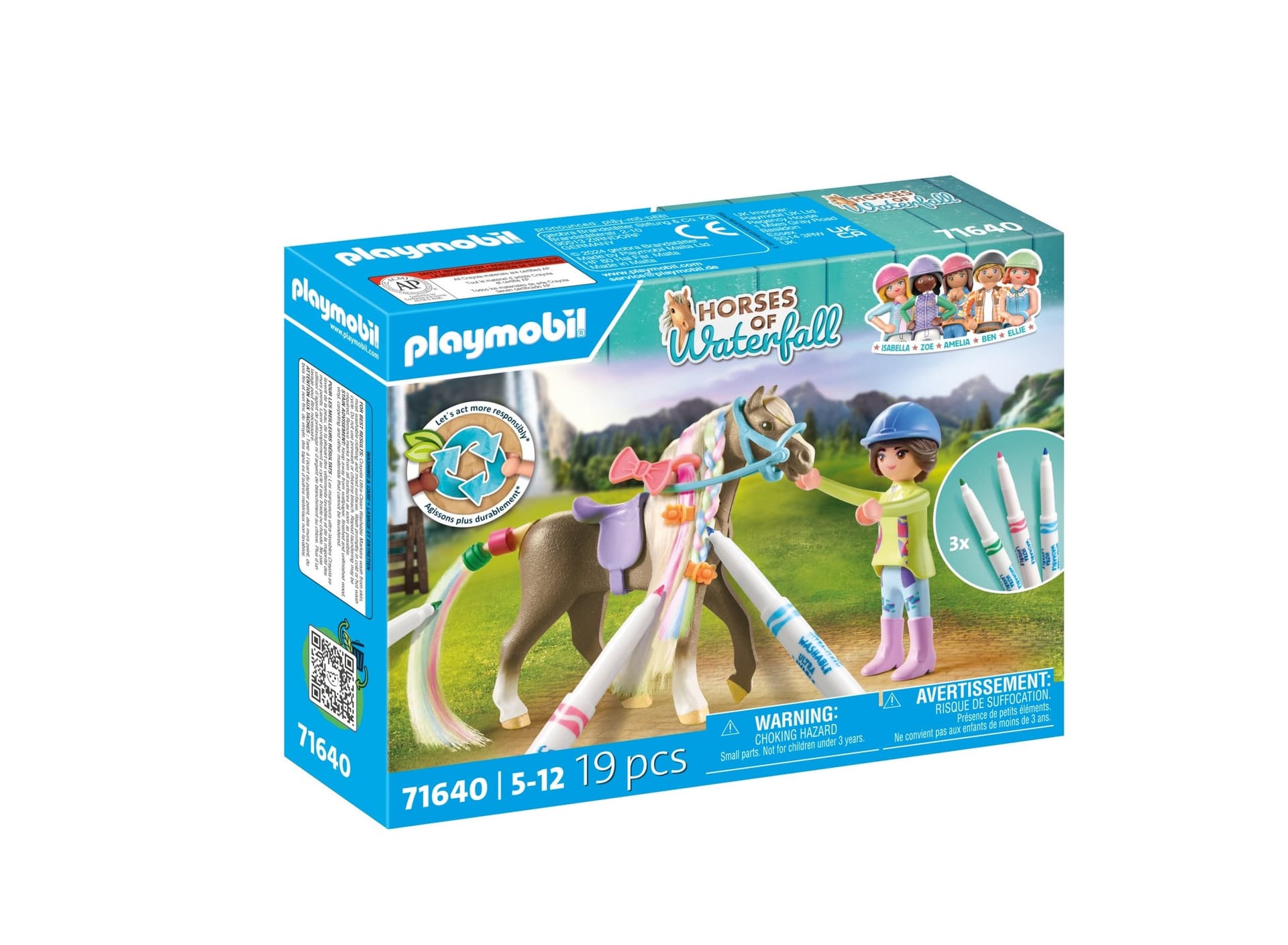 Playmobil Kreatywny Zestaw z Koniem i Pisakami 71640