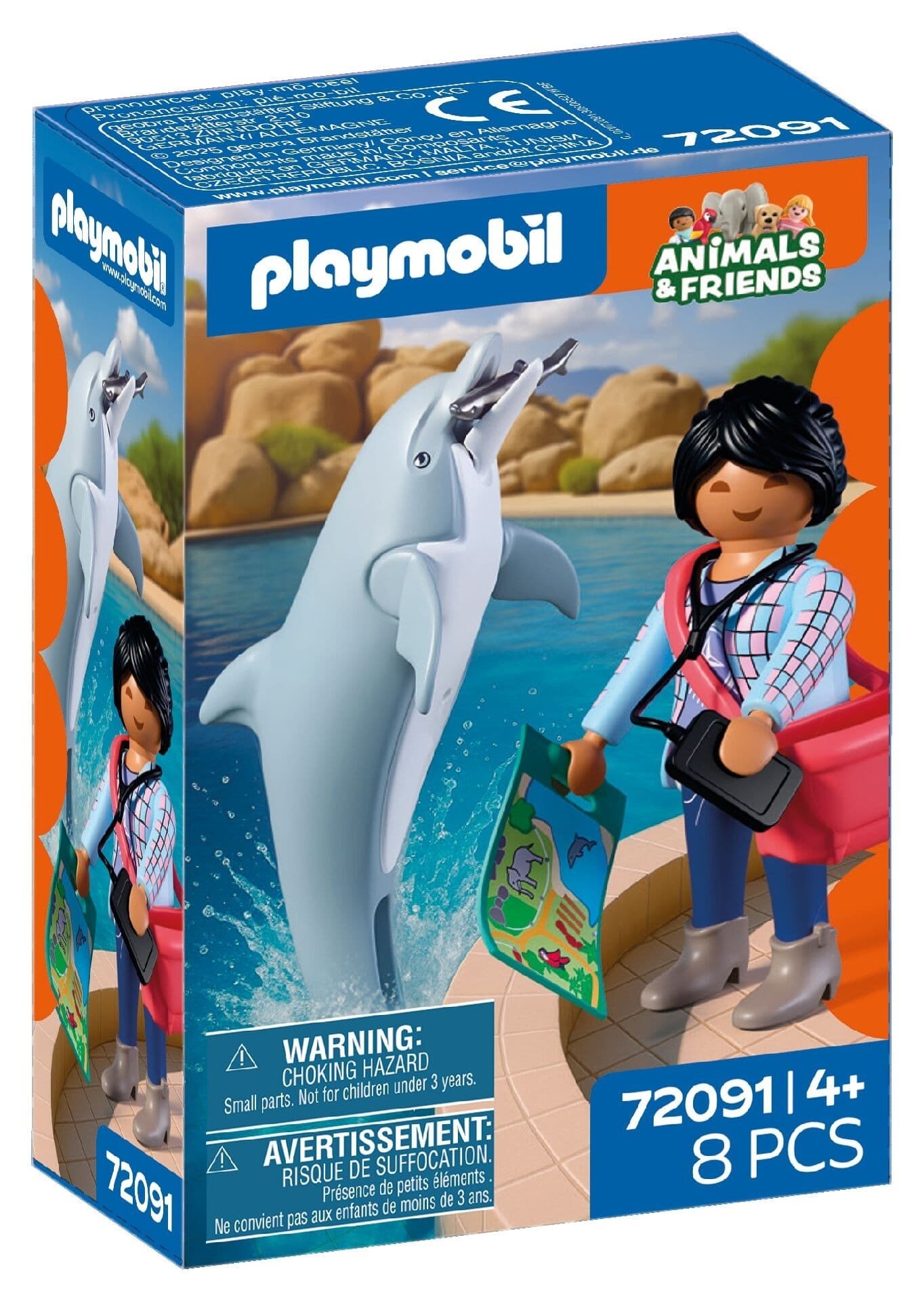 Playmobil Zoo: Delfin i odwiedzający 72091