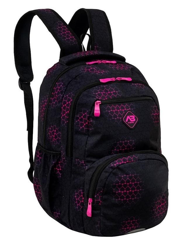 Plecak szkolny ASTRA Pink Hearts 3-komorowy 44x32x19 cm