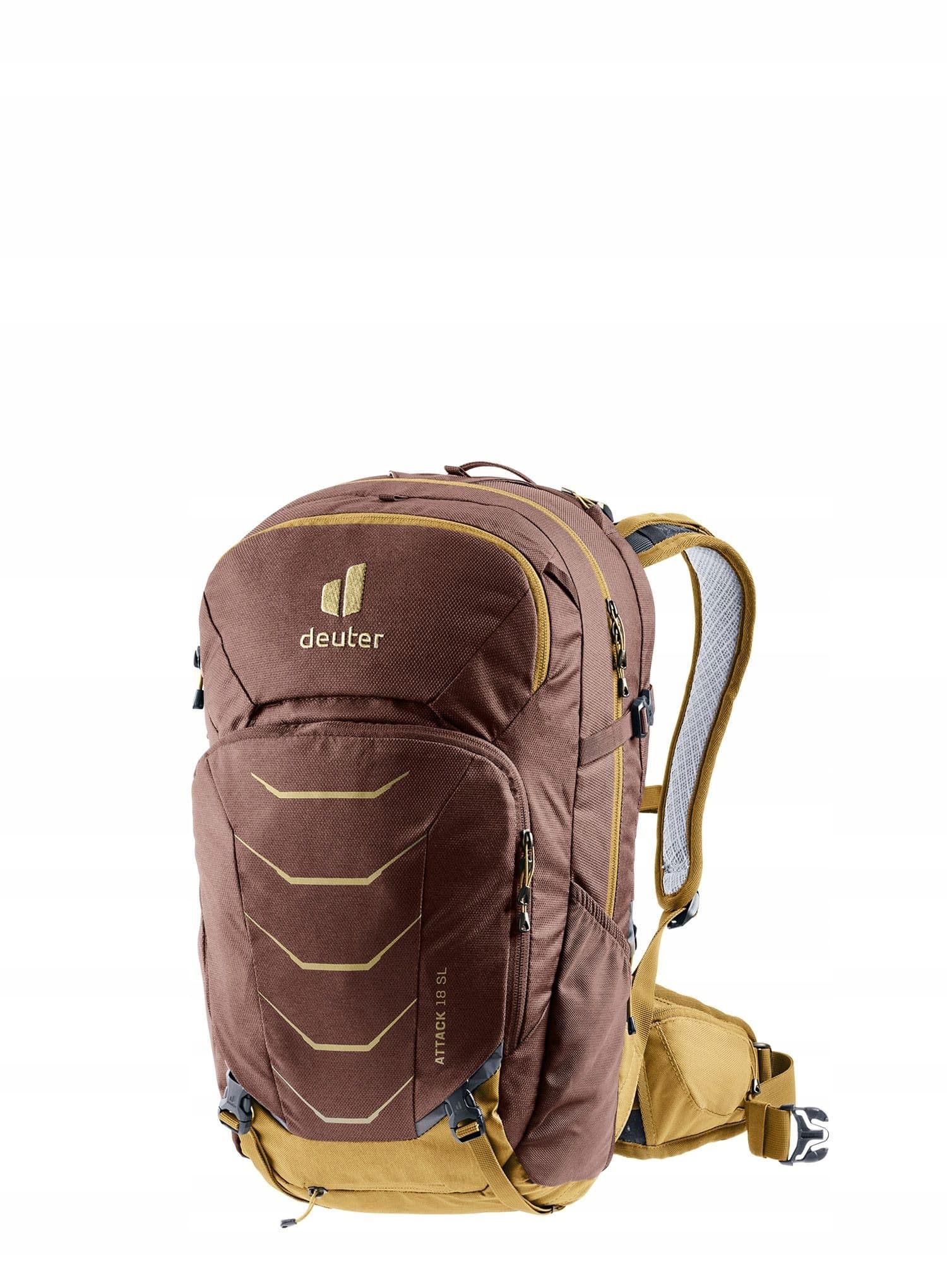 Plecak rowerowy damski Deuter Attack 18 SL - raisin/almond