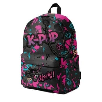 Plecak szkolny K-POP DARK BEST wielokolorowy poliester 31 x 42 x 17 cm