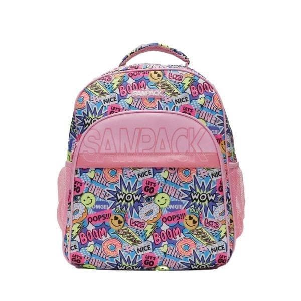Plecak szkolny Sampack o wymiarach 35 x 36,5 x 18 cm