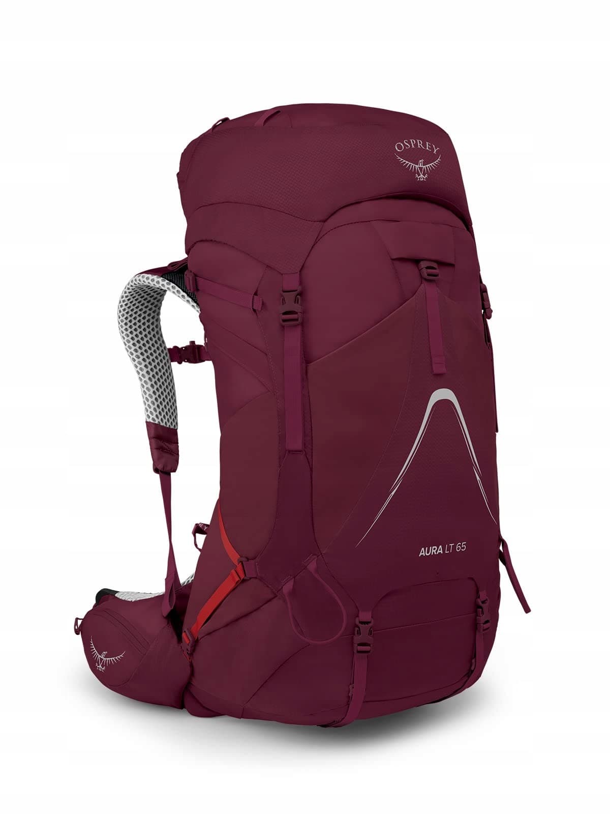 Plecak trekkingowy damski Osprey Aura AG LT 65 - antidote purple, rozmiar M/L