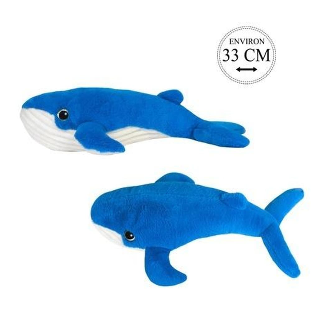 Pluszowa zabawka Bozami wieloryb, miękka maskotka 33 cm