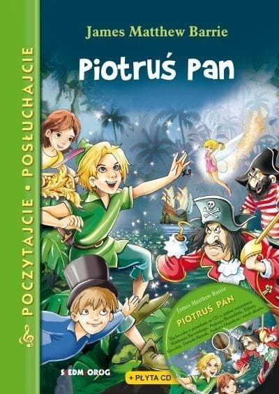 Piotruś Pan poczytajcie posłuchajcie - książka z audiobookiem