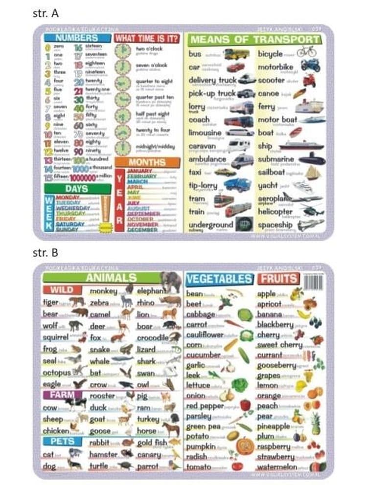 Podkładka edukacyjna Ortografia ch, h, rz, ż, ó