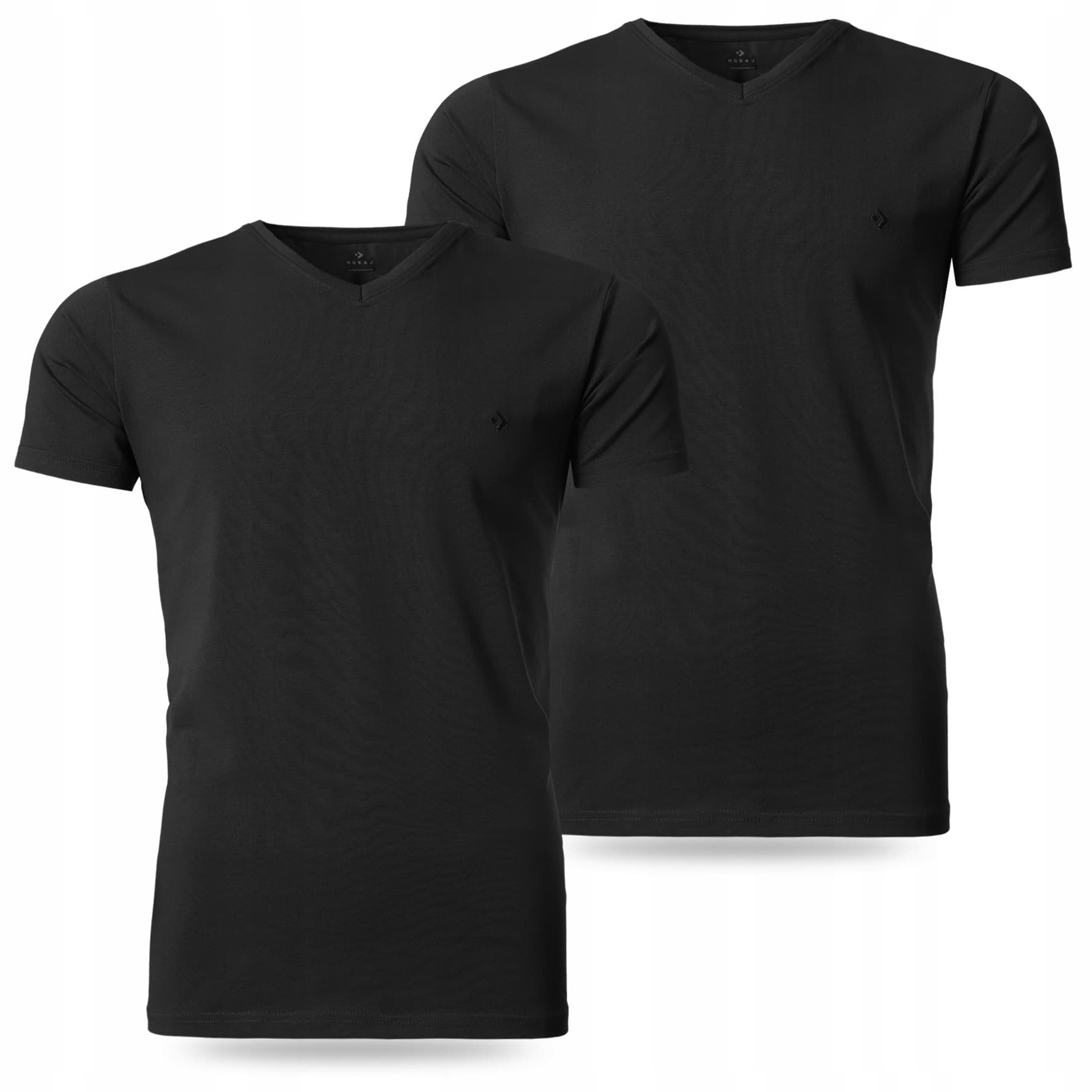 Podkoszulka męska czarna V NECK L