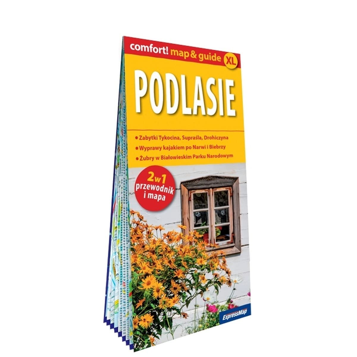 Podlasie przewodnik i mapa 2w1 XL laminowana
