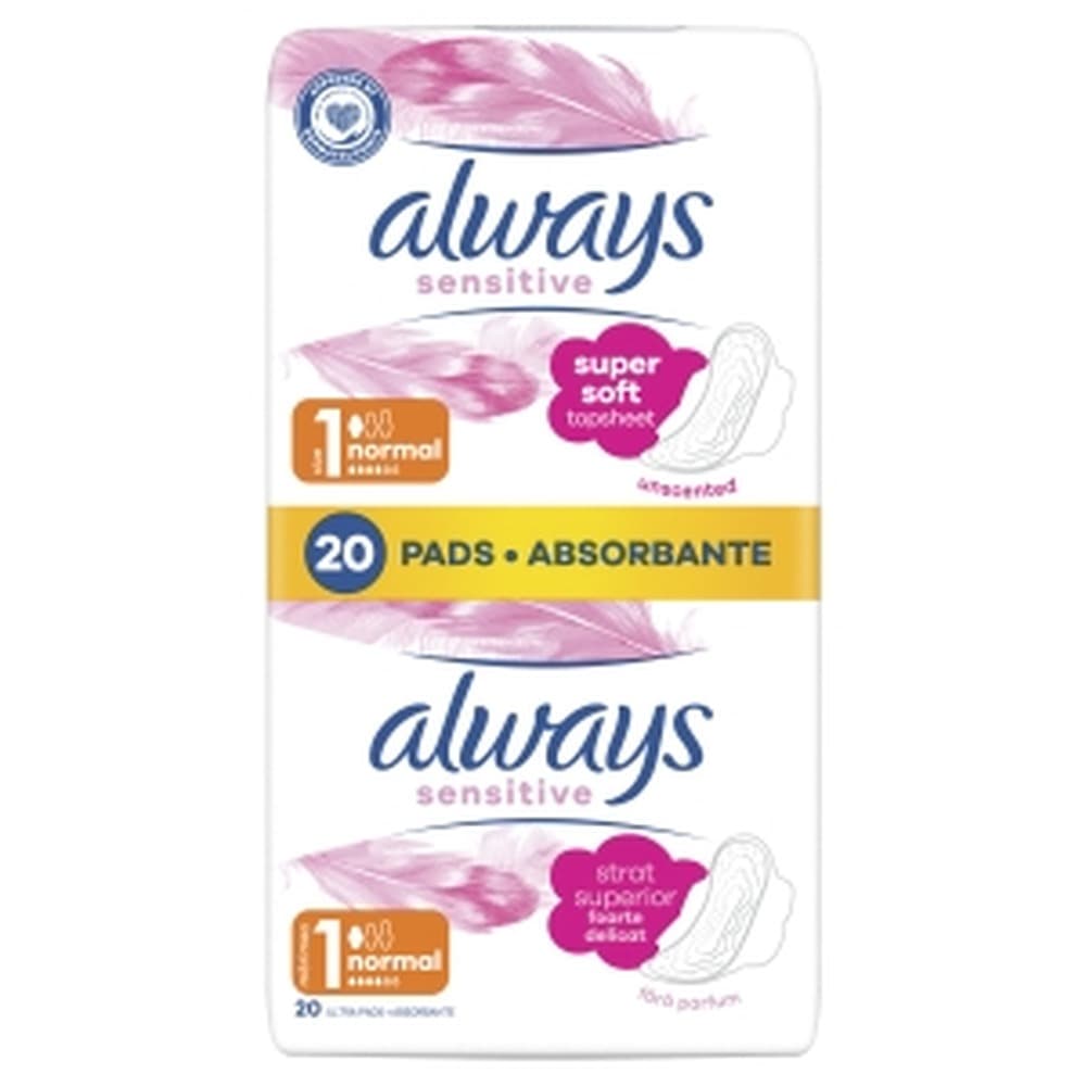 Always Ultra Sensitive Normal podpaski 20 szt