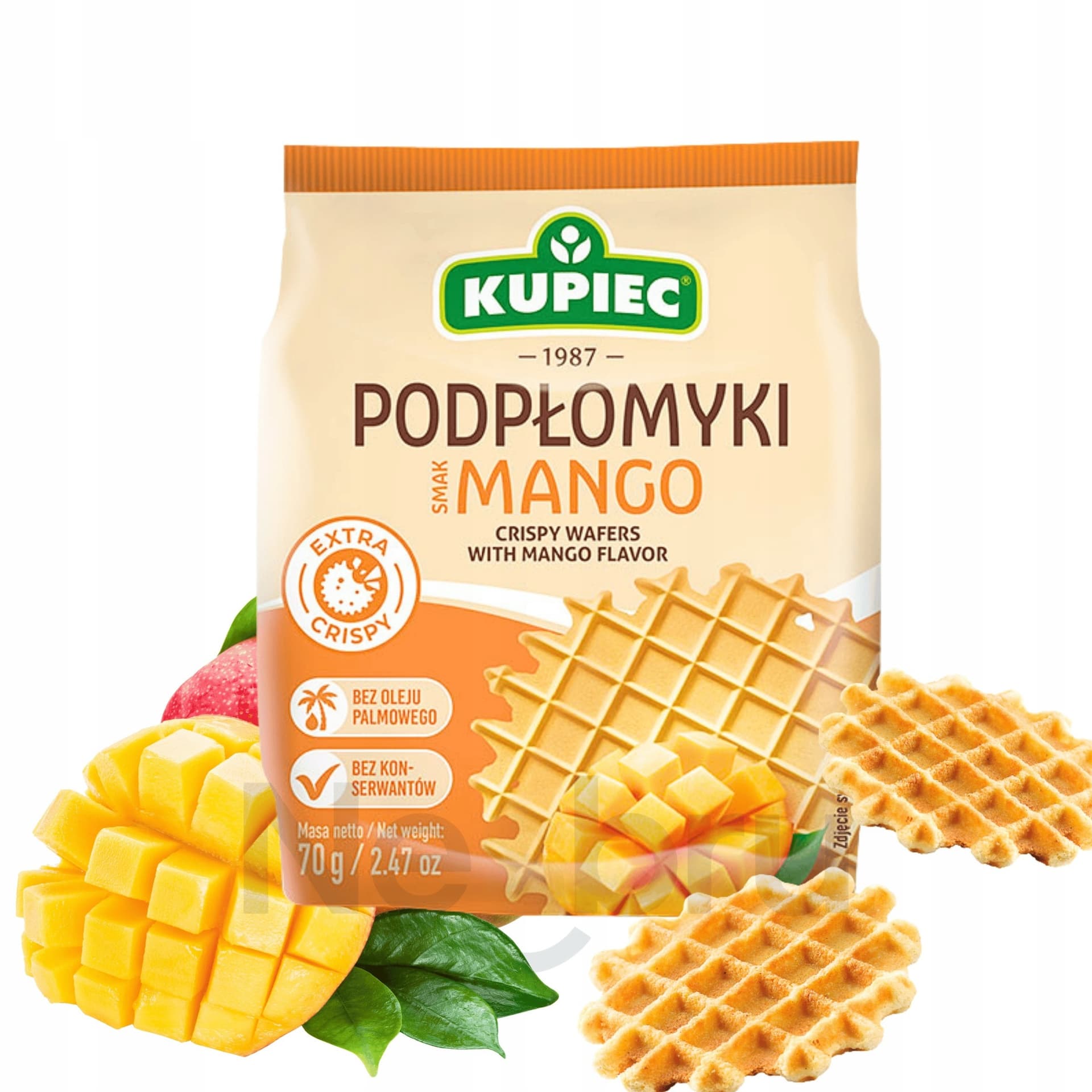Kupiec Podpłomyki mango 70g
